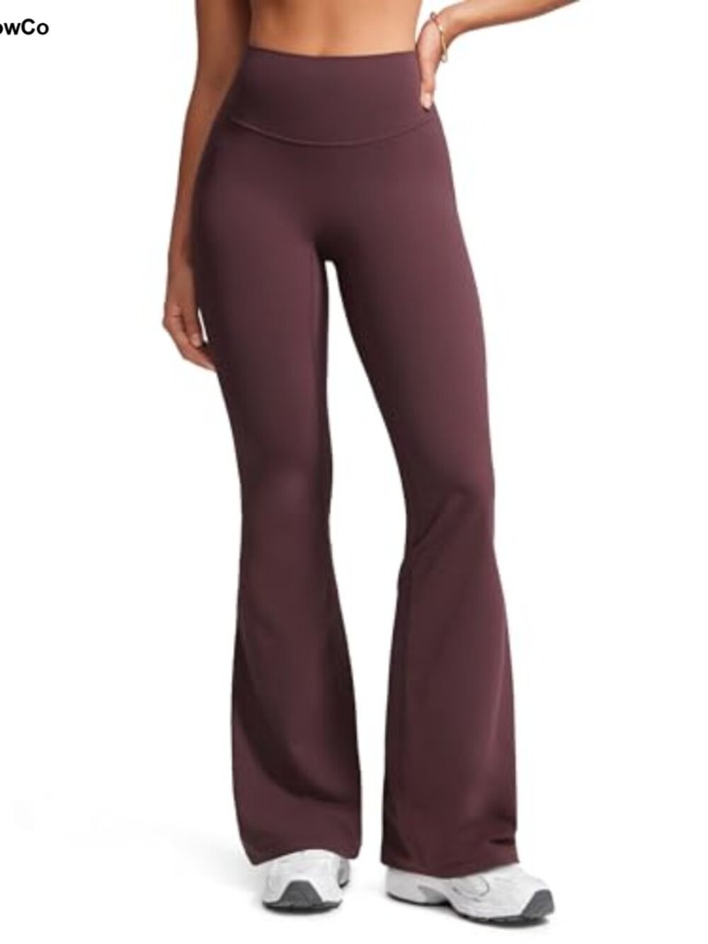 No Front Seam Scrunch Butt Flare Leggings High Rise Booty Lifting Yoga